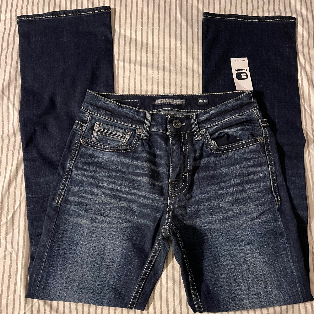 Mens Brand New Buckle Jeans